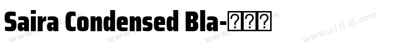 Saira Condensed Bla字体转换